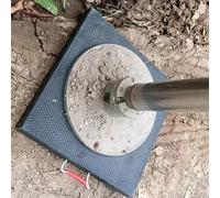 Générique Lot de 5 Patins de stabilisation Portables Robustes - Stabilisateurs de Train d'atterrissage, Blocs de nivellement empilables avec poignée en Corde pour caravanes (50 x 50 x 6 cm)