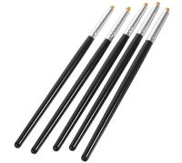 Générique Lot de 5 Pinceaux à Rehausser les Cils en Bois Fibres, Brosse Fine pour Maquillage et Extension de Cils, Outil Compact pour Application Précise, pour Couleur Aléatoire