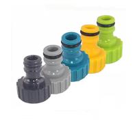 Générique Lot de 5 raccords de Tuyau d'arrosage en Plastique 3/4, connecteur Rapide for Tuyau d'arrosage, Outil d'irrigation for Lavage de Voiture(5pcs Blue)