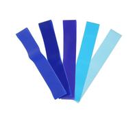 Générique Lot de 5 Sangles de Chaise Élastiques Bleu Dégradé, Adaptées pour Garçon et Filles Hyperactifs, Bandes Flexibles pour Bureau et Salle de Classe, Sangles Pratiques pour Stabiliser