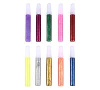 Générique Lot de 5 Sets de Sets de Stylos Colle à Paillettes Multi-usages 50 Pièces pour Décoration DIY Maison ou Ornements de Fête Couleur Aléatoire