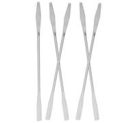 Générique Lot de 5 Spatules en Acier Inoxydable 15 CM pour Maquillage et Nail Art Outils de Mélange Cosmétique Précis Spatules de Beauté Polyvalentes pour Fond de Teint et Pigments