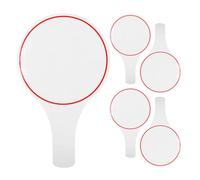 Générique Lot de 5 Tableaux de Score Seule Face 15×25 Cm, Tableaux Blancs Effaçables à Sec Portatifs, Accessoires pour Vote des Juges et Notation, Fournitures de Bureau Éducatives