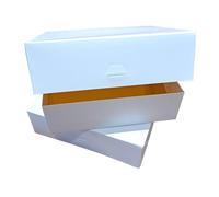 Générique Lot de 50 BOÎTE PÂTISSIÈRE CARRÉ 18×5 CM Cake DesignPatisseries Maison (50)
