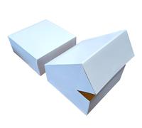 Générique Lot de 50 BOÎTE PÂTISSIÈRE CARRÉ 18×8 CM Cake Design Patisserie Maison DIY