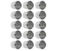 Générique Lot de 50 Dés à Coudre en Nickel, Accessoires Couture Indispensables, Protection des Doigts pour Travaux Manuels et Loisirs Créatifs