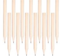 Générique Lot de 50 Mini-Crayons Courts en Bois 35 Pouces Hb Ronds Épais pour Écriture et Dessin Crayons en Vrac Adaptés aux Garçon et Filles Scolaires et Activités Créatives