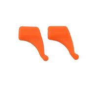 Générique Lot de 50 paires de crochets d'oreilles antidérapants en silicone for lunettes - 100 accessoires for lunettes en 12 couleurs(Orange)