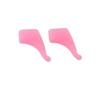 Générique Lot de 50 paires de crochets d'oreilles antidérapants en silicone for lunettes - 100 accessoires for lunettes en 12 couleurs(Pink)