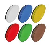 Générique Lot de 6 Abat-Jour Ronds pour Lampe Flash Photographie 18 CM Tissu Doux Multicolore Diffuseur Flexible Compatible Lampe de Poche et Flash Professionnel