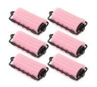 Générique Lot de 6 Bigoudis en Éponge Souple, Diamètre 4 CM, sans Chaleur, pour Boucles Naturelles et Effet Brushing sur Cheveux Longs, Outils de Coiffure Confortables pour Usage à Domicile