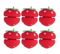 Générique Lot de 6 Bigoudis Sphériques En éponge pour Des Boucles Souples et Faciles à Appliquer. Convient pour