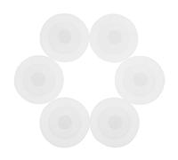 Générique Lot de 6 Bouchons Ronds Anti-Fuites en Silicone Épais Picots Accessoires Réutilisables pour Gourde Étanche Compatibles Bouteilles d'eau Protection Les Fuites Utilisation