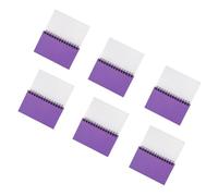 Générique Lot de 6 Cahiers de Notes à Spirale Colorés, Fiches Lignées Horizontales, Petit Bloc-notes Portable Couverture Transparente, Format Compact pour Étude et Réunion, Couleurs Variées