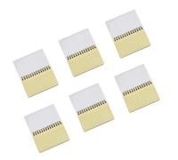 Générique Lot de 6 Cahiers de Notes à Spirale Colorés, Fiches Lignées Horizontales, Petit Bloc-notes Portable Couverture Transparente, Format Compact pour Étude et Réunion, Couleurs Variées