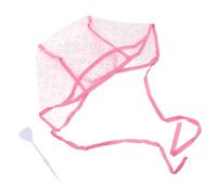 Générique Lot de 6 Capuchons de Surbrillance pour Coloration des Cheveux avec 6 Crochets en Pe Rose, pour Teinture à Domicile et Capillaire