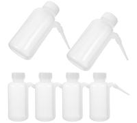 Générique Lot de 6 Flacons Lave-bouteilles en Polyéthylène Semi-transparent 250ml, pour Nettoyage du Matériel de Laboratoire et Réactifs