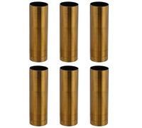 Générique Lot de 6 Manchons en Fer pour Pied de Lampe de Lustre Style Européen Rétro Dimensions 25X80 MM Finition Bronze Ancien Accessoires d'Éclairage Décoratifs pour Remplacement de