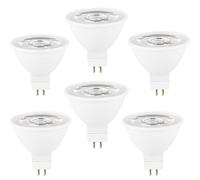 Générique Lot de 6 MR16 GU5.3/GX5.3 6w 230V 600LM No Dimmable 120° LED Ampoule Projecteur Spotlight de Plafond Remplacement d'ampoule Halogène 60W Éclairage de Rail Encastré Blanc Froid 6000K