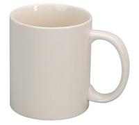 Générique Lot De 6 Mugs En Porcelaine Blanche Émaillée 1111