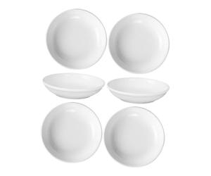Générique Lot De 6 Petits Plats Ronds en Céramique pour Bougies D'aromathérapie Chauffe-Cire 4,5 Pouces Accessoires Élégants pour Diffuseur Et Lampe à Huile Facile à Nettoyer