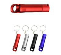 Générique Lot de 6 Porte-clés LED Mini Ouvre-bouteille en Alliage D'aluminium Torche Compacte et Décoration de Clé pour Hommes et Femmes Couleur Aléatoire