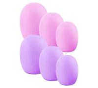 Générique Lot de 6 Protège-pinceaux en Silicone Antidérapant pour Pinceaux de Maquillage et Fond de Teint, Étuis de Voyage Pratiques pour Prolonger la Durée de Vie