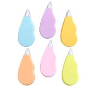 Générique Lot de 6 Rubans Correcteurs Mignons pour Étudiants Bandes Correctrices Portables Gomme à Ruban Adhésive Fournitures Scolaires Pratiques pour Correction Rapide et Écriture