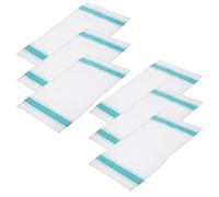 Générique Lot de 6 Serviettes en Coton Épais 30x50 Cm, Chiffons à Polir la Verrerie Absorbants et Anti-peluche, Serviettes de Table Lavables pour Essuyer Verres à Vin, Usage la Cuisine