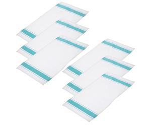 Générique Lot de 6 Serviettes en Coton Épais 30x50 Cm, Chiffons à Polir la Verrerie Absorbants et Anti-peluche, Serviettes de Table Lavables pour Essuyer Verres à Vin, Usage la Cuisine