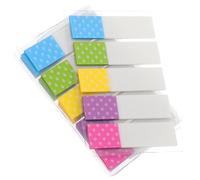 Générique Lot de 6 Sets D’onglets Adhésifs en Pet Transparent Coloré, Marque-pages Autocollants Fluorescents pour Annoter Livres et Cahiers, Étiquettes Index pour Bureau et Étudiants, Pages