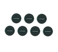 Générique Lot de 7 Houppettes pour Poudre Vertes Rondes Non-Latex pour Maquillage Sec et Humide Éponge Cosmétique Polyvalente pour Visage Application Uniforme et Estompage Précis