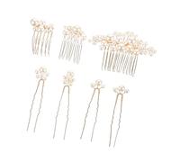 Générique Lot De 7 Peignes À Cheveux Faits Main En Forme De Perles Pour Mariage Coiffure De Mariée Style Vintage Décoration De Cheveux