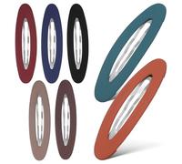 Générique Lot de 7 Pinces à Cheveux Ovales Mates Clips Plats Antidérapants en Plastique Robuste Assortiment Couleurs Accessoires pour Cheveux Fins Usage Quotidien et Coiffures Féminines