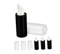 Générique Lot De 8 Boîtes À Mouchoirs Rondes pour Véhicule Cylindres De Mouchoirs pour Voiture Distributeur De Mouchoirs Cylindriques Porte-Mouchoirs De Voyage Tubes Ronds en Carton