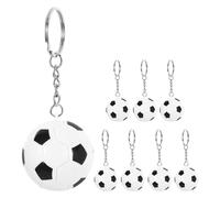 Générique Lot de 8 cadeaux de fête sur le thème du football : porte-clés de football pour garçons, enfants, école, carnaval, récompenses, sacs cadeaux, cadeaux d'anniversaire sur le thème