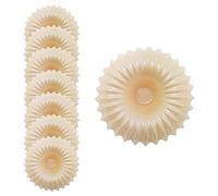 Générique Lot de 8 Couronnes de Cire fondante parfumée pour brûle-Parfum - Nougat Blanc - Durée brulage 8 Heures Environ par Couronne - Cire de Soja - Parfum de Grasse