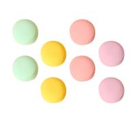 Générique Lot de 8 Houppettes Maquillage Professionnelles pour Poudre et Fond de Teint, Applicateurs Souples pour Usage Sec et Humide, Couleurs Aléatoires, Outil Beauté Couleur Aléatoire