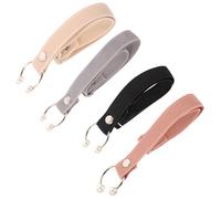 Générique Lot de 8 Lacets Élastiques Anti-dégagement pour Talons Hauts, Sangles Réglables et Amovibles, Assortiment 4 Couleurs, Maintien Sûr des Escarpins pour Femme