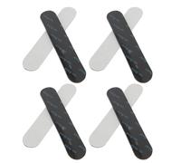 Générique Lot de 8 Pinces à Tapis Antidérapantes Noires, Angles Arrondis 25x130 Mm, Ruban Adhésif Lavable et Réutilisable pour Moquette, Maintien Sécurisé sur Sols en Bois et Tapis,