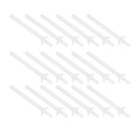 Générique Lot de 80 Bâtonnets D'épilation pour Poils de Nez en Pp Blanc, Légers et Pratiques, pour Hommes et Femmes, Nettoyage des Narines