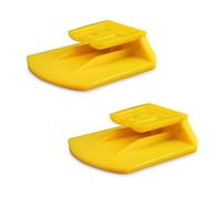 Générique Lot de Deux Clips Support Compatible avec Telepass Slim et Compatible avec MooneyGo. Disponible en 6 Couleurs (Jaune)