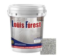 Générique Louis Forest Epoxy Floor Paint, Waterproof Epoxy Colored Sand Floor Paint,High-Gloss Marble Effect,Garage and Concrete, Indoor and Outdoor (Colorful,1 kg)