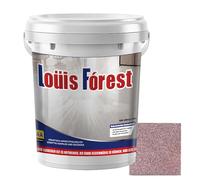Générique Louis Forest Epoxy Floor Paint, Waterproof Epoxy Colored Sand Floor Paint,High-Gloss Marble Effect,Garage and Concrete, Indoor and Outdoor (Red,1 kg)
