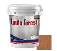 Générique Louis Forest Epoxy Floor Paint, Waterproof Epoxy Colored Sand Floor Paint,High-Gloss Marble Effect,Garage and Concrete, Indoor and Outdoor (Orange,1 kg)