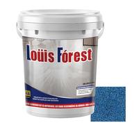 Générique Louis Forest Epoxy Floor Paint, Waterproof Epoxy Colored Sand Floor Paint,High-Gloss Marble Effect,Garage and Concrete, Indoor and Outdoor (Dark Blue,1 kg)