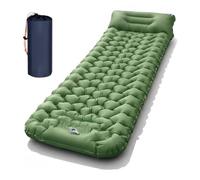 Générique Lounge Mat - Your Portable Chill Zone, Thick Memory Foam Sleeping Pad for Camping, Self Inflating Travel Air Mattress with Pump for Travel Tent Hiking Backpacking Trip Car Camp Gear (Green)