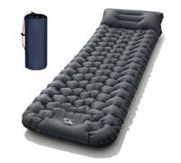 Générique Lounge Mat - Your Portable Chill Zone, Thick Memory Foam Sleeping Pad for Camping, Self Inflating Travel Air Mattress with Pump for Travel Tent Hiking Backpacking Trip Car Camp Gear (Grey)