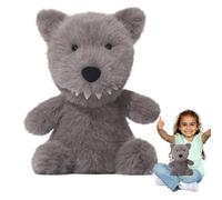 Générique Loup en Peluche | Jouet en Peluche pour 25 Cm | Coussin en Hypoallergénique Collectionnable Décor Mignon pour Confort Jeu et Décoration Idéal pour Chambre Filles Garçons Cadeau