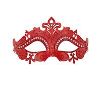 Generique - Loup Vénitien Strass Rouge Adulte